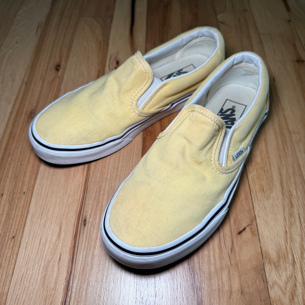 Vans Classic Slip On Shoe Sneakers Butter Yellow
